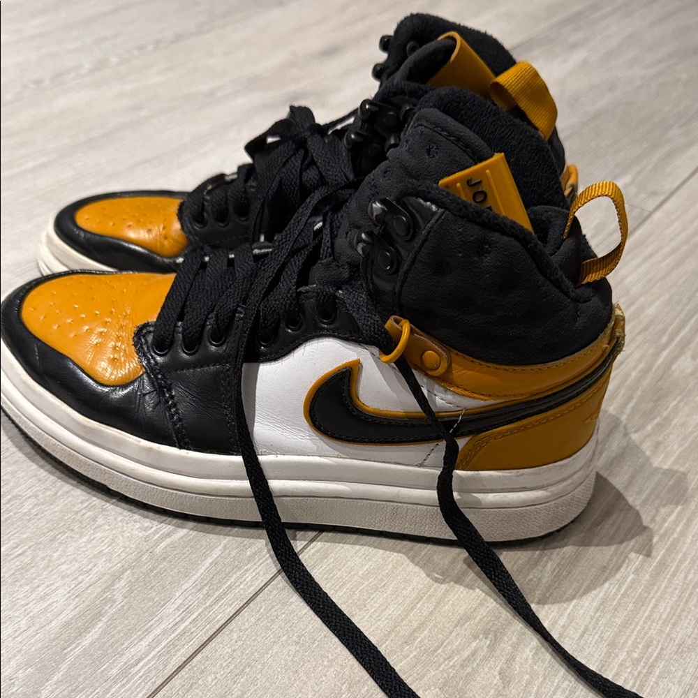 Jordan Kids Sneakers Black White Orange